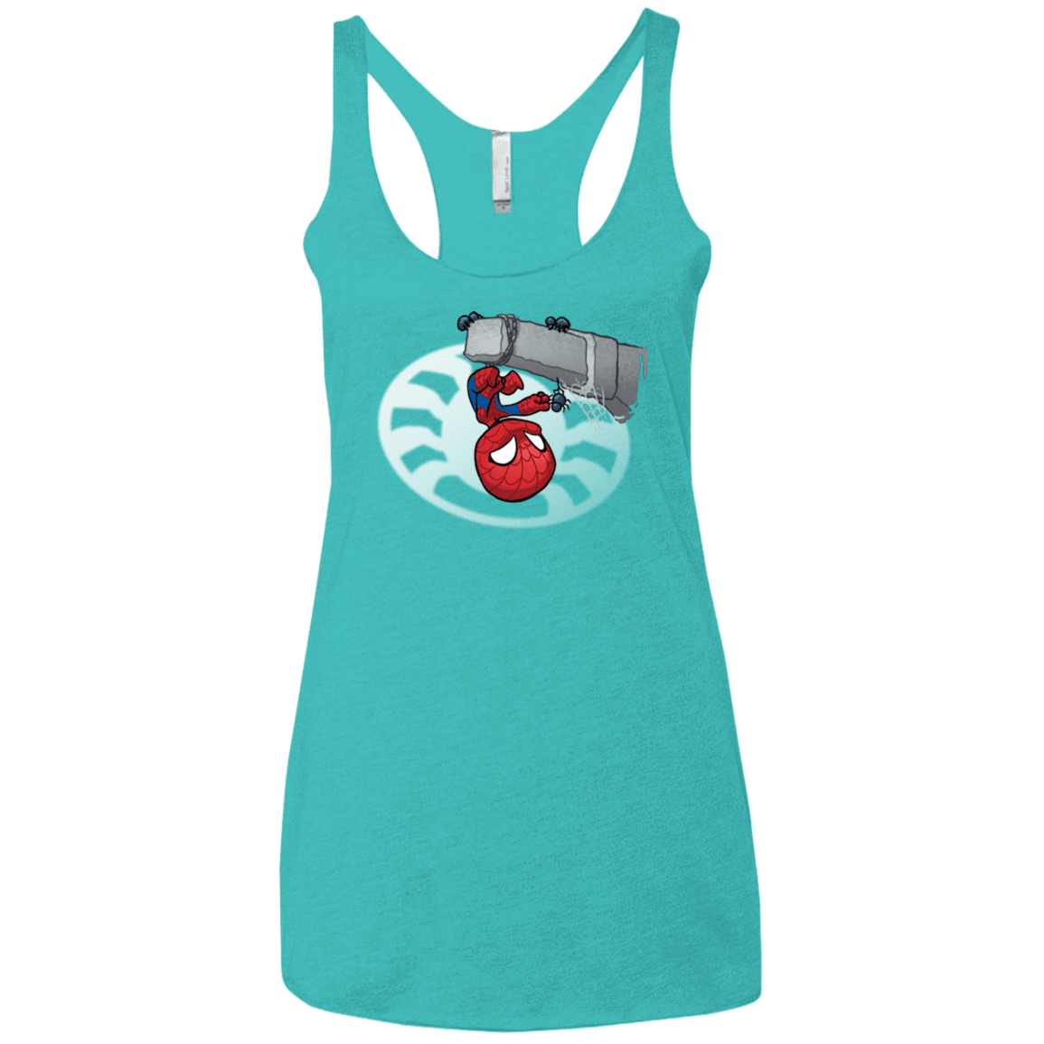 T-Shirts Tahiti Blue / X-Small Webby Friends Women's Triblend Racerback Tank