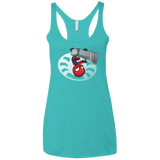 T-Shirts Tahiti Blue / X-Small Webby Friends Women's Triblend Racerback Tank