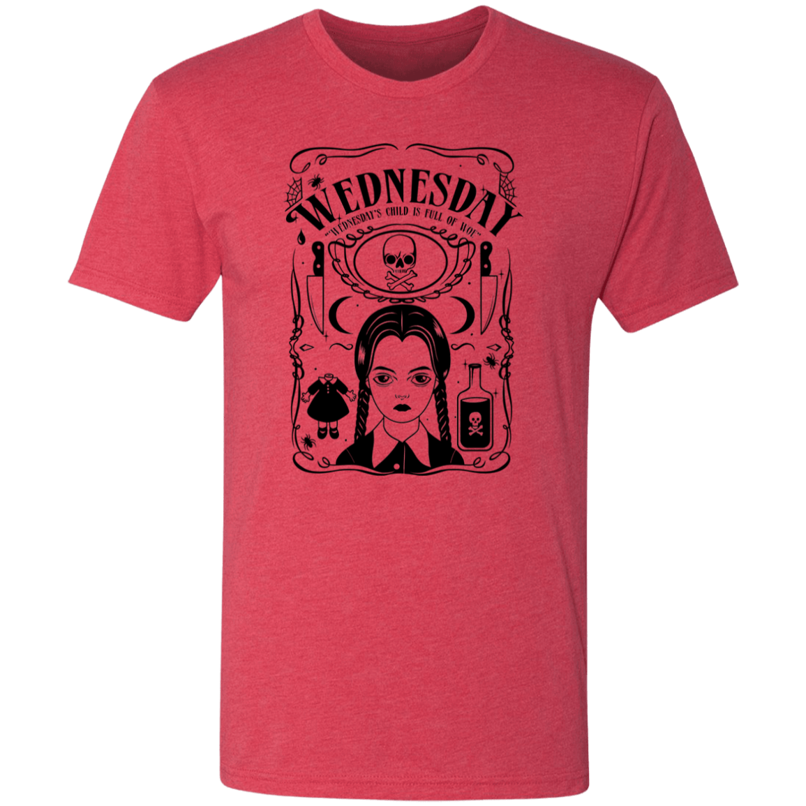 T-Shirts Vintage Red / S Wednesday Men's Triblend T-Shirt