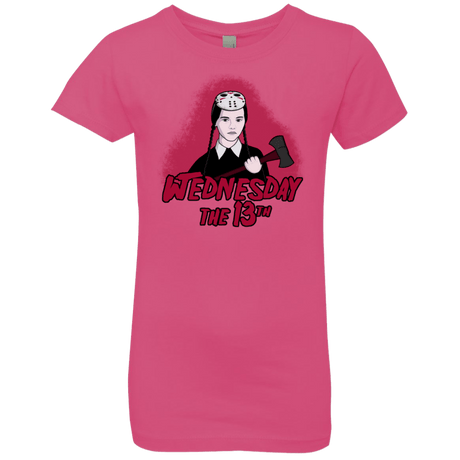 T-Shirts Hot Pink / YXS Wednesday The 13th Girls Premium T-Shirt