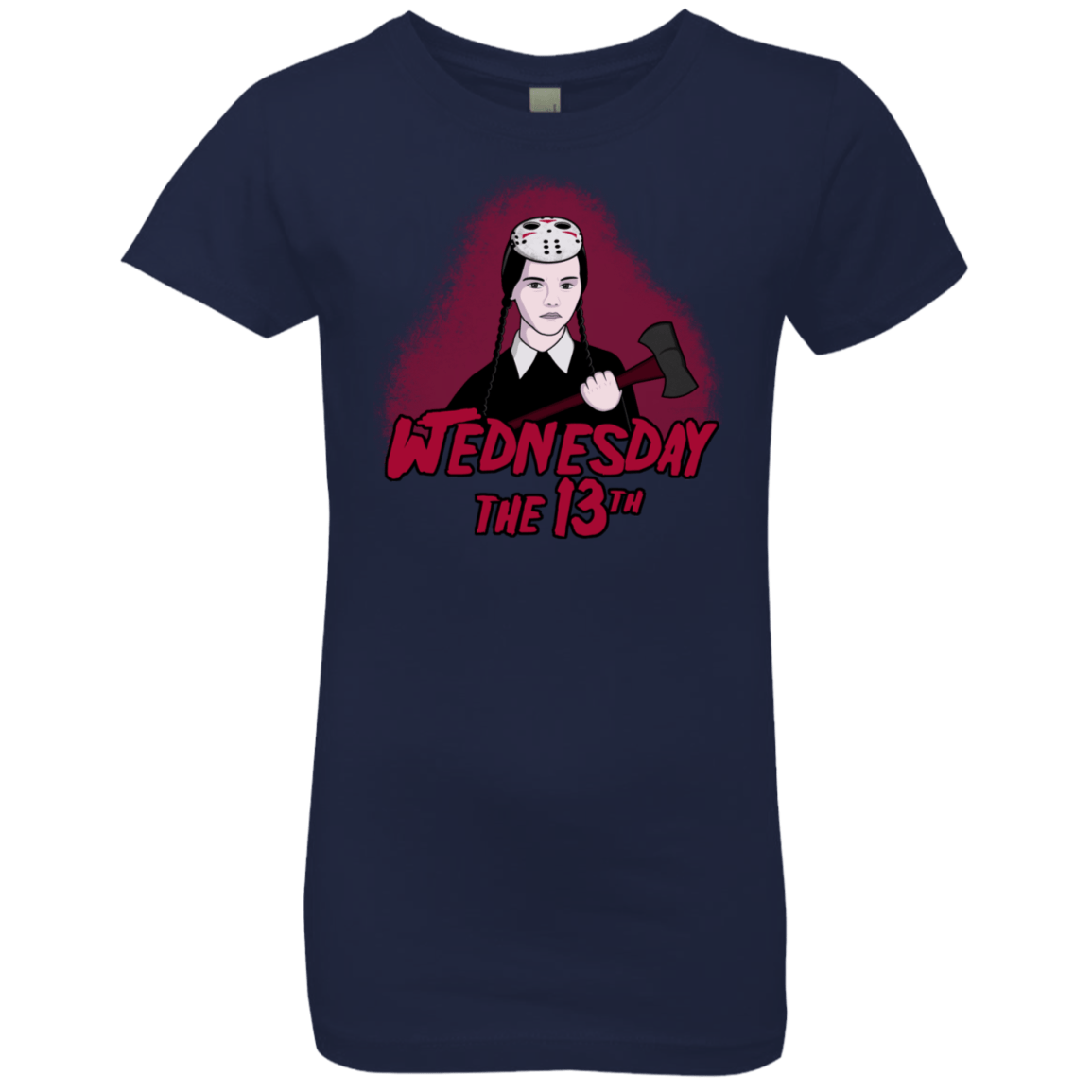 T-Shirts Midnight Navy / YXS Wednesday The 13th Girls Premium T-Shirt
