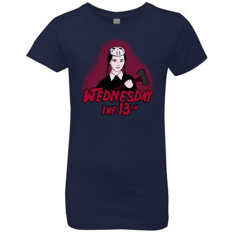 T-Shirts Midnight Navy / YXS Wednesday The 13th Girls Premium T-Shirt