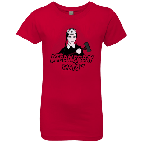 T-Shirts Red / YXS Wednesday The 13th Girls Premium T-Shirt