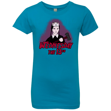 T-Shirts Turquoise / YXS Wednesday The 13th Girls Premium T-Shirt