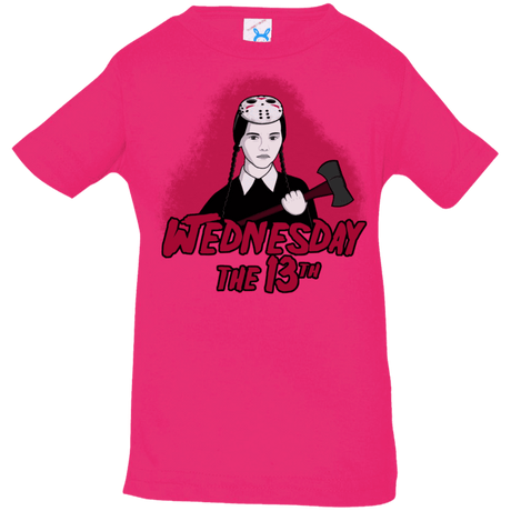 T-Shirts Hot Pink / 6 Months Wednesday The 13th Infant Premium T-Shirt