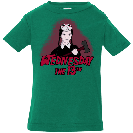 T-Shirts Kelly / 6 Months Wednesday The 13th Infant Premium T-Shirt