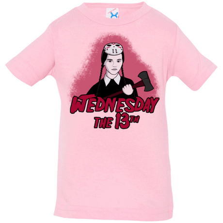 T-Shirts Pink / 6 Months Wednesday The 13th Infant Premium T-Shirt
