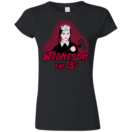 T-Shirts Black / S Wednesday The 13th Junior Slimmer-Fit T-Shirt