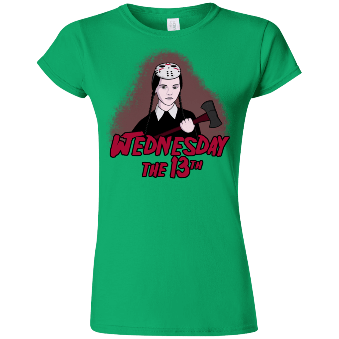 T-Shirts Irish Green / S Wednesday The 13th Junior Slimmer-Fit T-Shirt