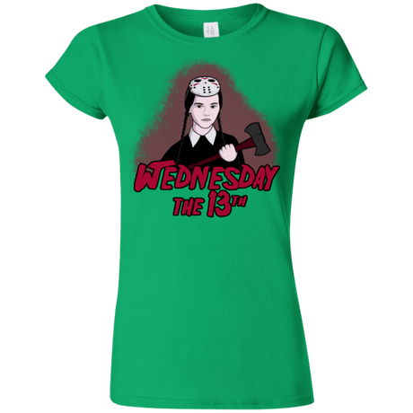 T-Shirts Irish Green / S Wednesday The 13th Junior Slimmer-Fit T-Shirt