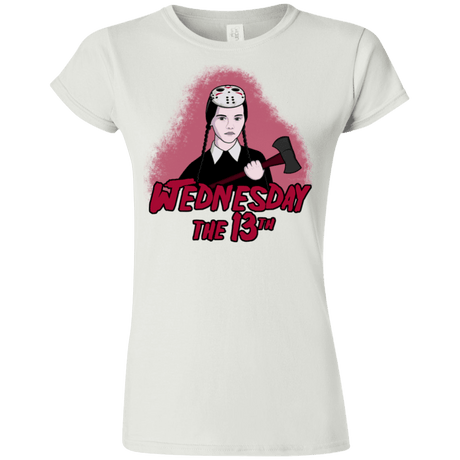 T-Shirts White / S Wednesday The 13th Junior Slimmer-Fit T-Shirt