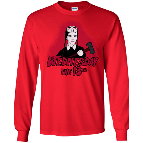 T-Shirts Red / S Wednesday The 13th Men's Long Sleeve T-Shirt