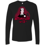T-Shirts Black / S Wednesday The 13th Men's Premium Long Sleeve
