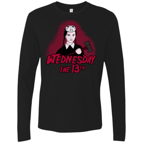 T-Shirts Black / S Wednesday The 13th Men's Premium Long Sleeve