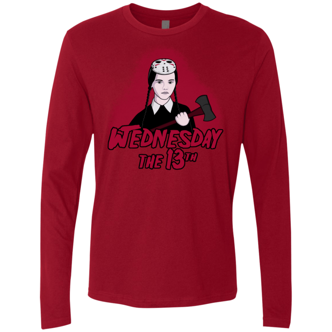 T-Shirts Cardinal / S Wednesday The 13th Men's Premium Long Sleeve