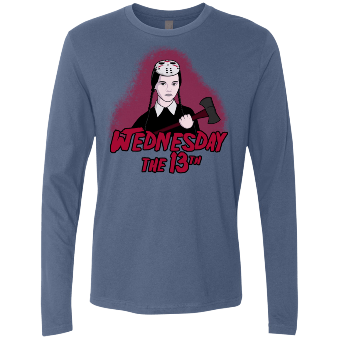 T-Shirts Indigo / S Wednesday The 13th Men's Premium Long Sleeve