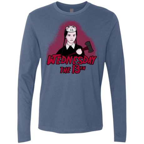 T-Shirts Indigo / S Wednesday The 13th Men's Premium Long Sleeve