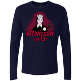 T-Shirts Midnight Navy / S Wednesday The 13th Men's Premium Long Sleeve
