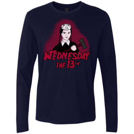 T-Shirts Midnight Navy / S Wednesday The 13th Men's Premium Long Sleeve