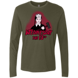 T-Shirts Military Green / S Wednesday The 13th Men's Premium Long Sleeve