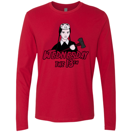 T-Shirts Red / S Wednesday The 13th Men's Premium Long Sleeve