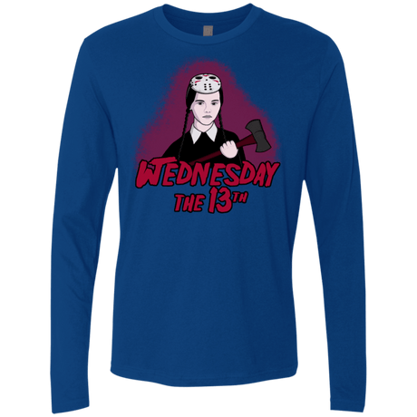 T-Shirts Royal / S Wednesday The 13th Men's Premium Long Sleeve