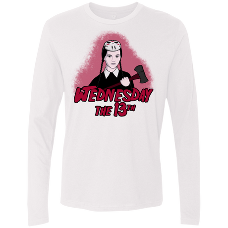 T-Shirts White / S Wednesday The 13th Men's Premium Long Sleeve