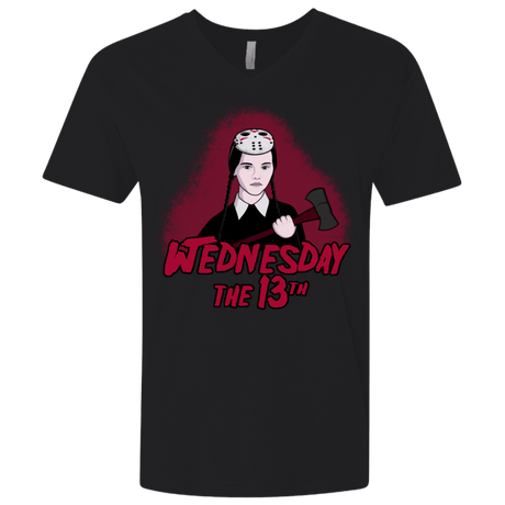 T-Shirts Black / X-Small Wednesday The 13th Men's Premium V-Neck