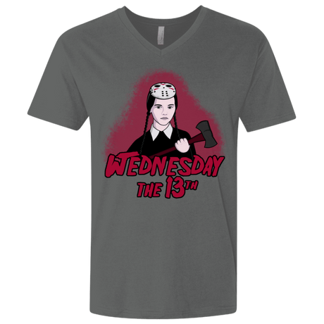 T-Shirts Heavy Metal / X-Small Wednesday The 13th Men's Premium V-Neck