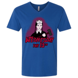 T-Shirts Royal / X-Small Wednesday The 13th Men's Premium V-Neck