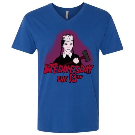 T-Shirts Royal / X-Small Wednesday The 13th Men's Premium V-Neck