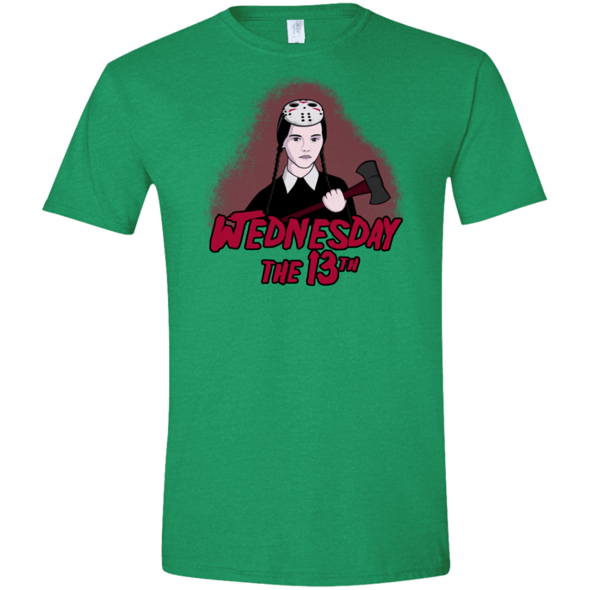 T-Shirts Heather Irish Green / S Wednesday The 13th Men's Semi-Fitted Softstyle