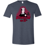 T-Shirts Heather Navy / S Wednesday The 13th Men's Semi-Fitted Softstyle