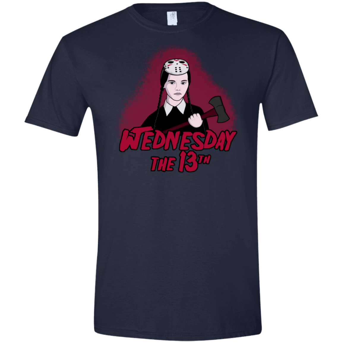 T-Shirts Navy / X-Small Wednesday The 13th Men's Semi-Fitted Softstyle