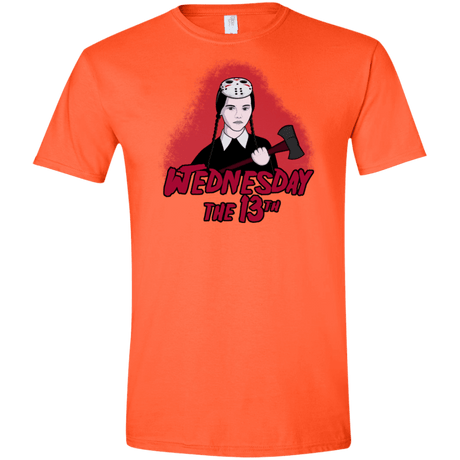 T-Shirts Orange / S Wednesday The 13th Men's Semi-Fitted Softstyle