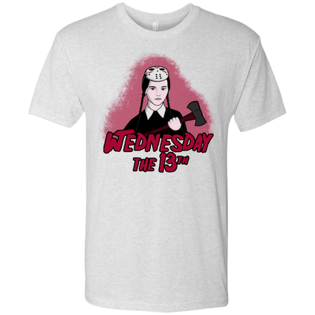 T-Shirts Heather White / S Wednesday The 13th Men's Triblend T-Shirt