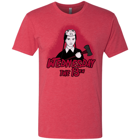 T-Shirts Vintage Red / S Wednesday The 13th Men's Triblend T-Shirt