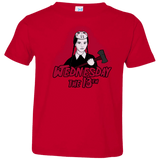 T-Shirts Red / 2T Wednesday The 13th Toddler Premium T-Shirt