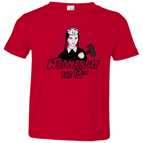 T-Shirts Red / 2T Wednesday The 13th Toddler Premium T-Shirt