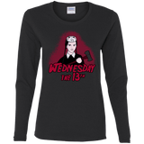 T-Shirts Black / S Wednesday The 13th Women's Long Sleeve T-Shirt