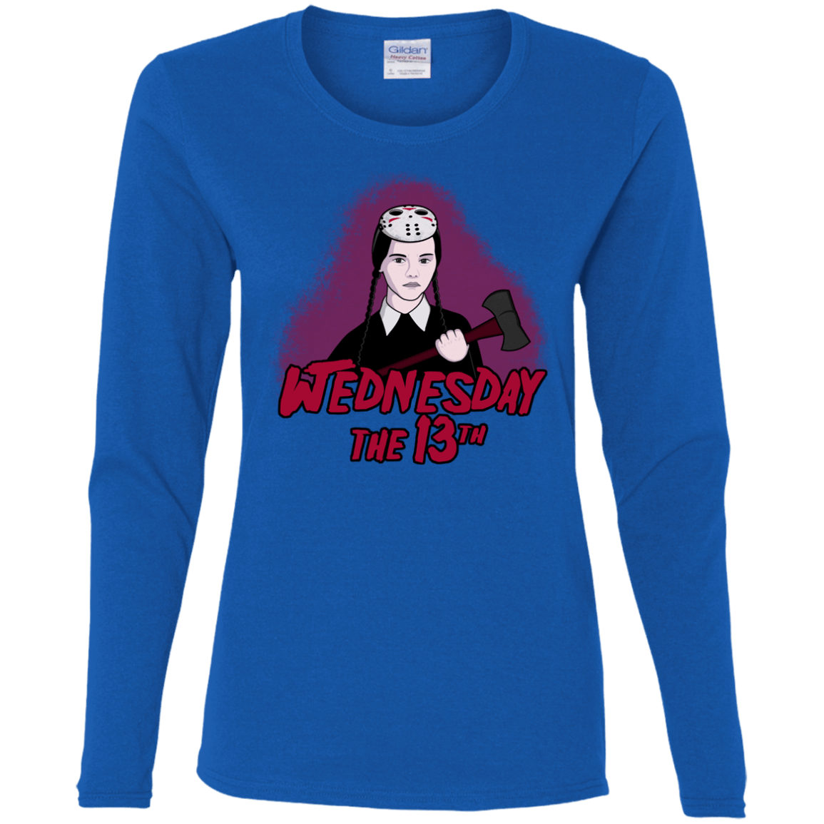 T-Shirts Royal / S Wednesday The 13th Women's Long Sleeve T-Shirt