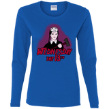T-Shirts Royal / S Wednesday The 13th Women's Long Sleeve T-Shirt