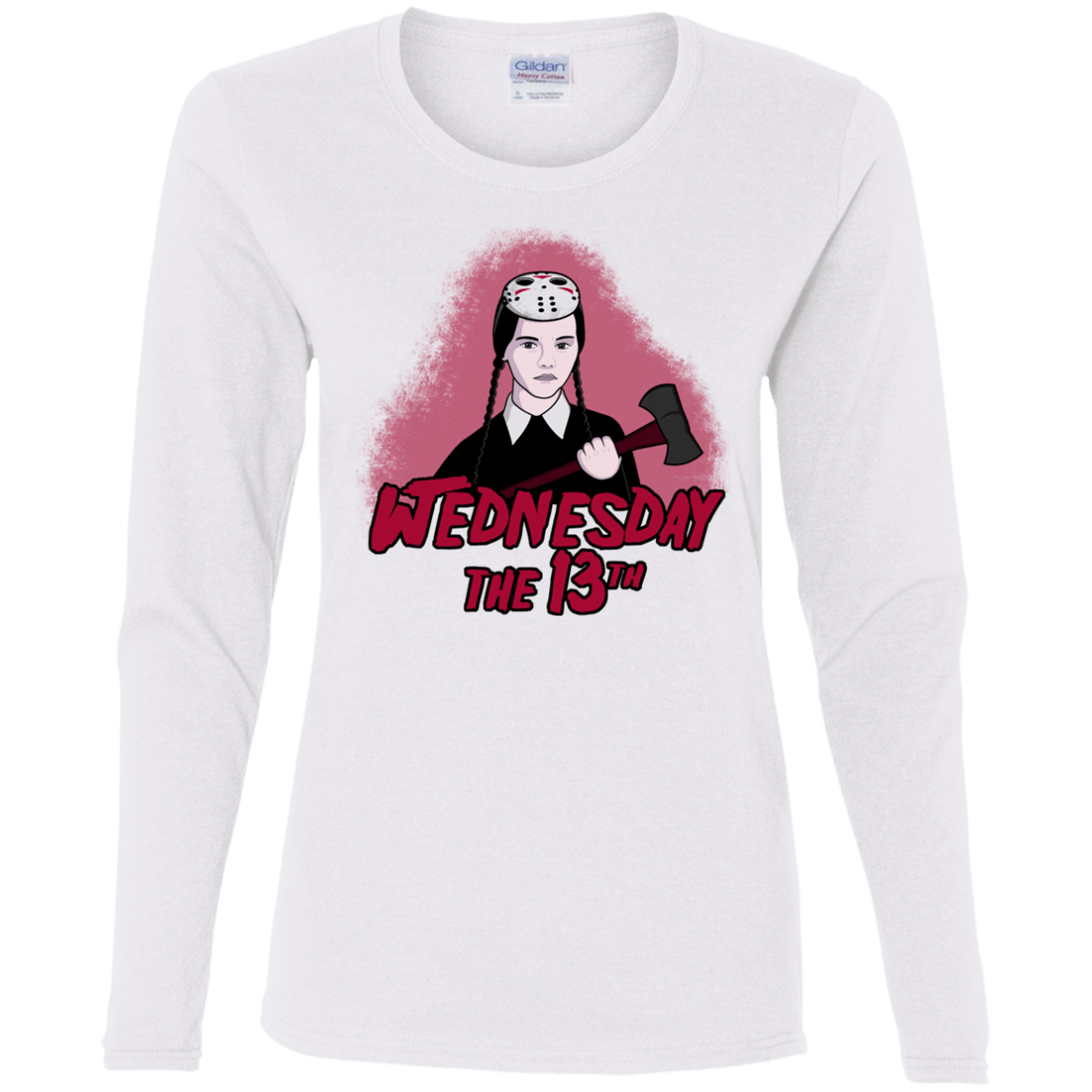 T-Shirts White / S Wednesday The 13th Women's Long Sleeve T-Shirt