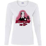 T-Shirts White / S Wednesday The 13th Women's Long Sleeve T-Shirt