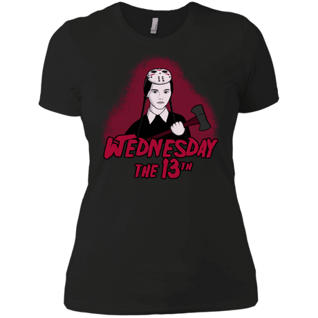 T-Shirts Black / X-Small Wednesday The 13th Women's Premium T-Shirt