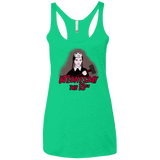 T-Shirts Envy / X-Small Wednesday The 13th Women's Triblend Racerback Tank