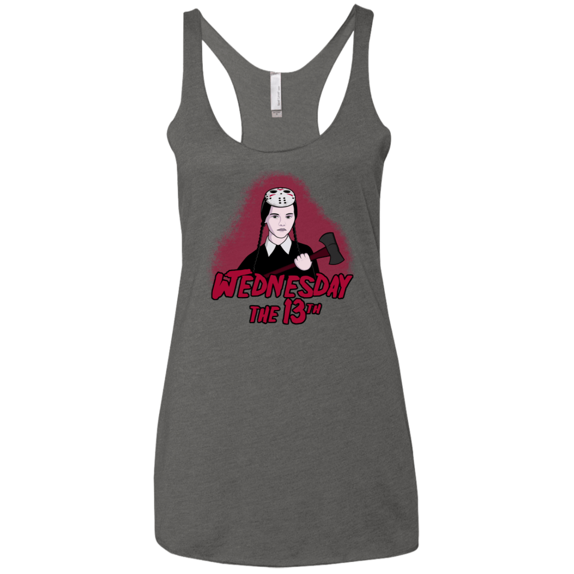 T-Shirts Premium Heather / X-Small Wednesday The 13th Women's Triblend Racerback Tank