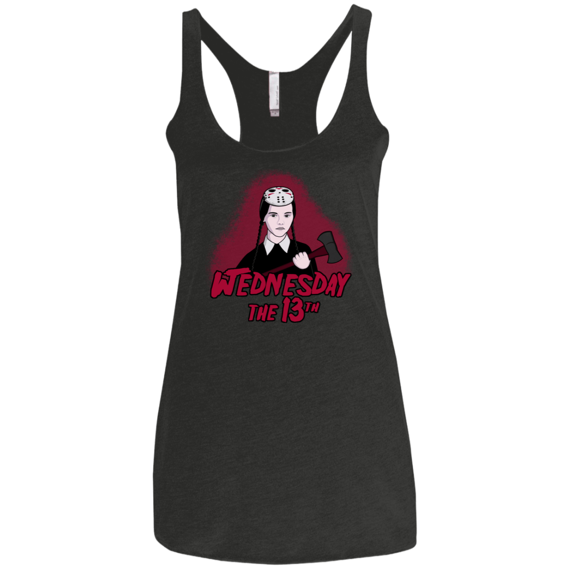 T-Shirts Vintage Black / X-Small Wednesday The 13th Women's Triblend Racerback Tank