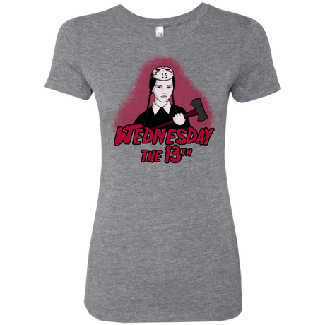T-Shirts Premium Heather / S Wednesday The 13th Women's Triblend T-Shirt
