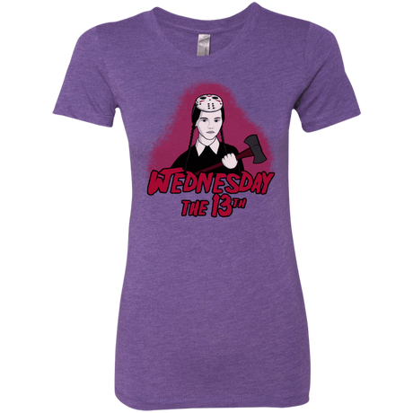 T-Shirts Purple Rush / S Wednesday The 13th Women's Triblend T-Shirt